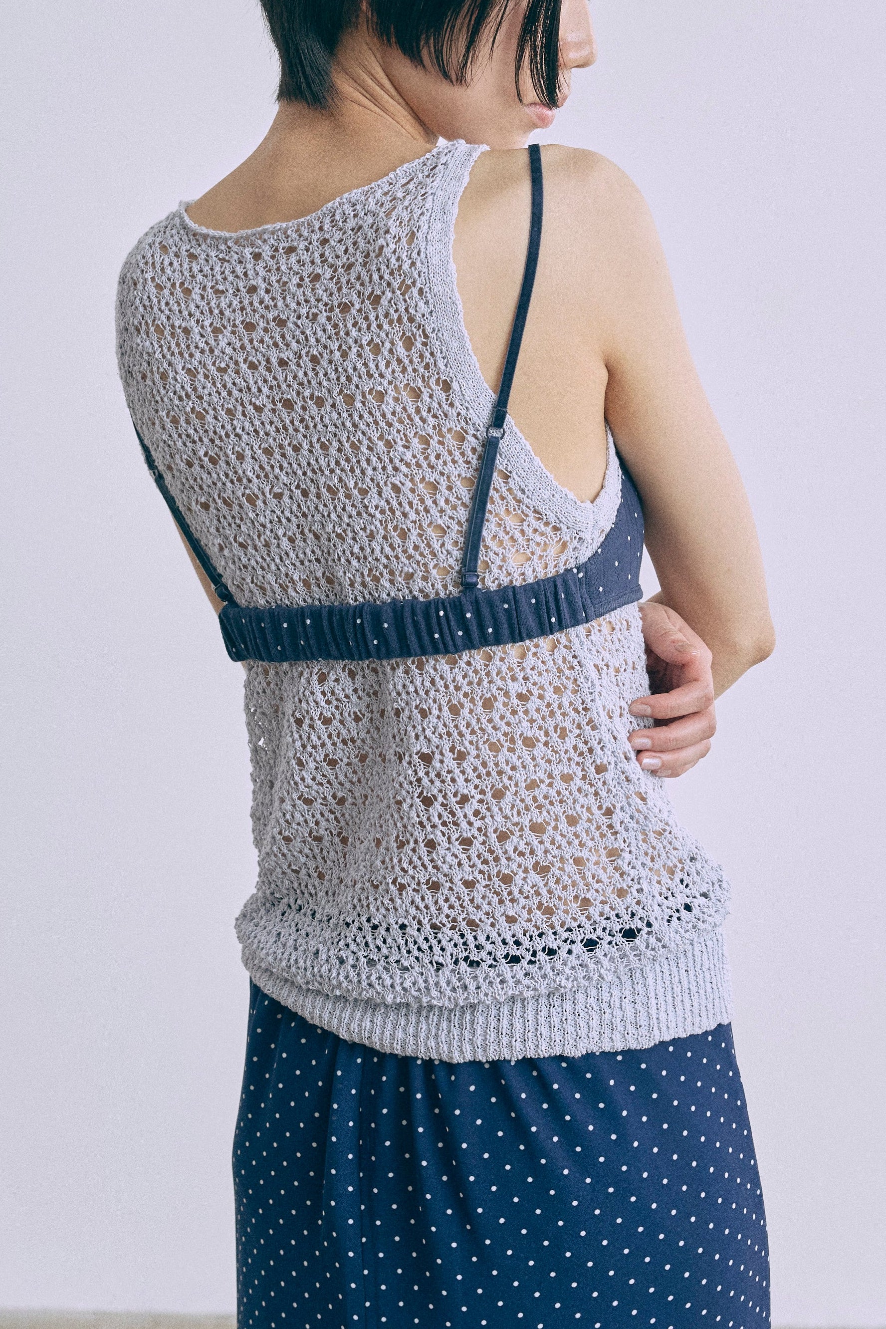 Slub Mesh Knit Tank – EN NEUME
