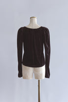 2Way Sheer Velour Puff tops