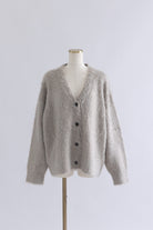 Brashed Shaggy Cardigan