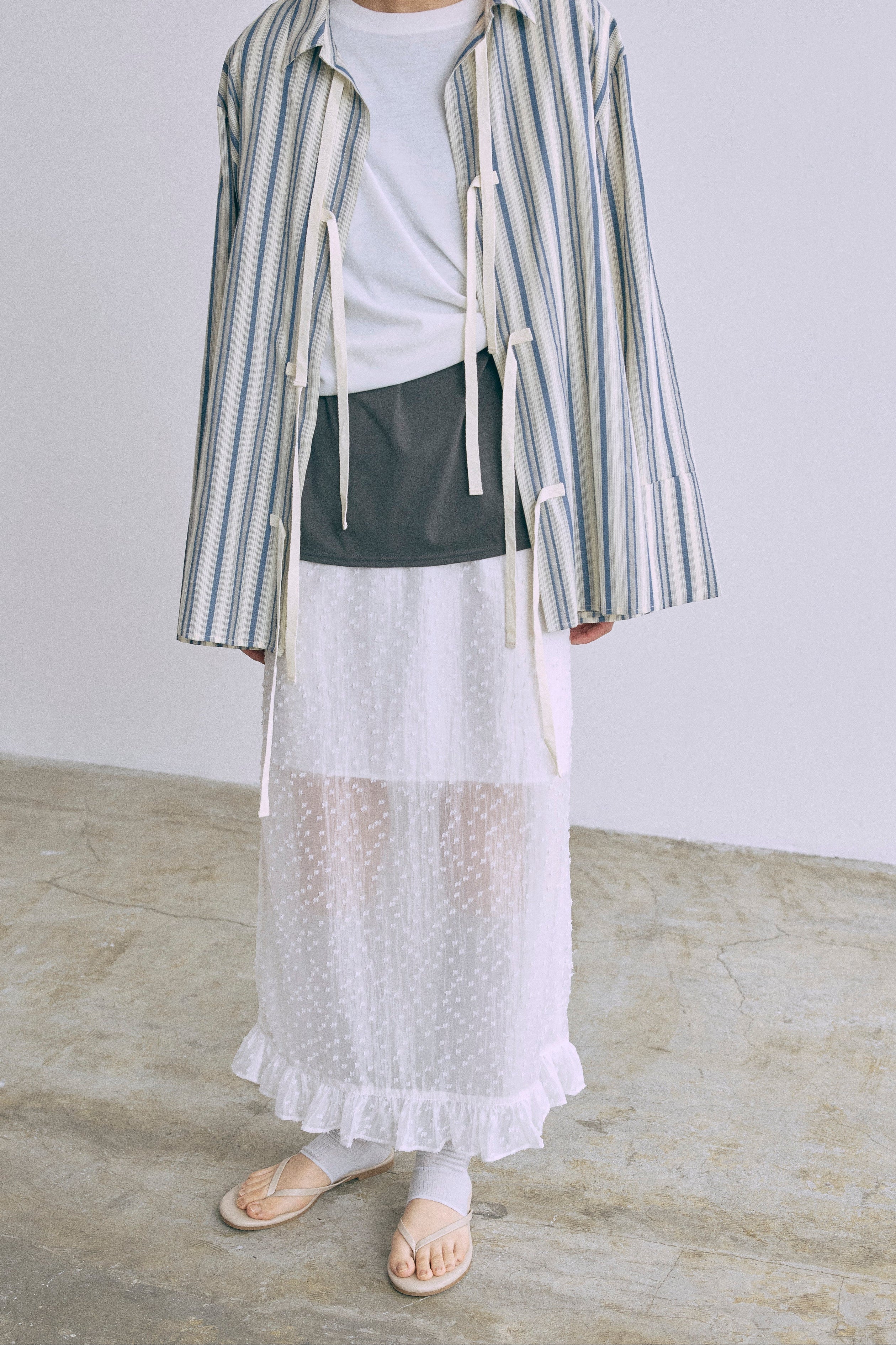 Sheer Dot Layered Skirt – EN NEUME
