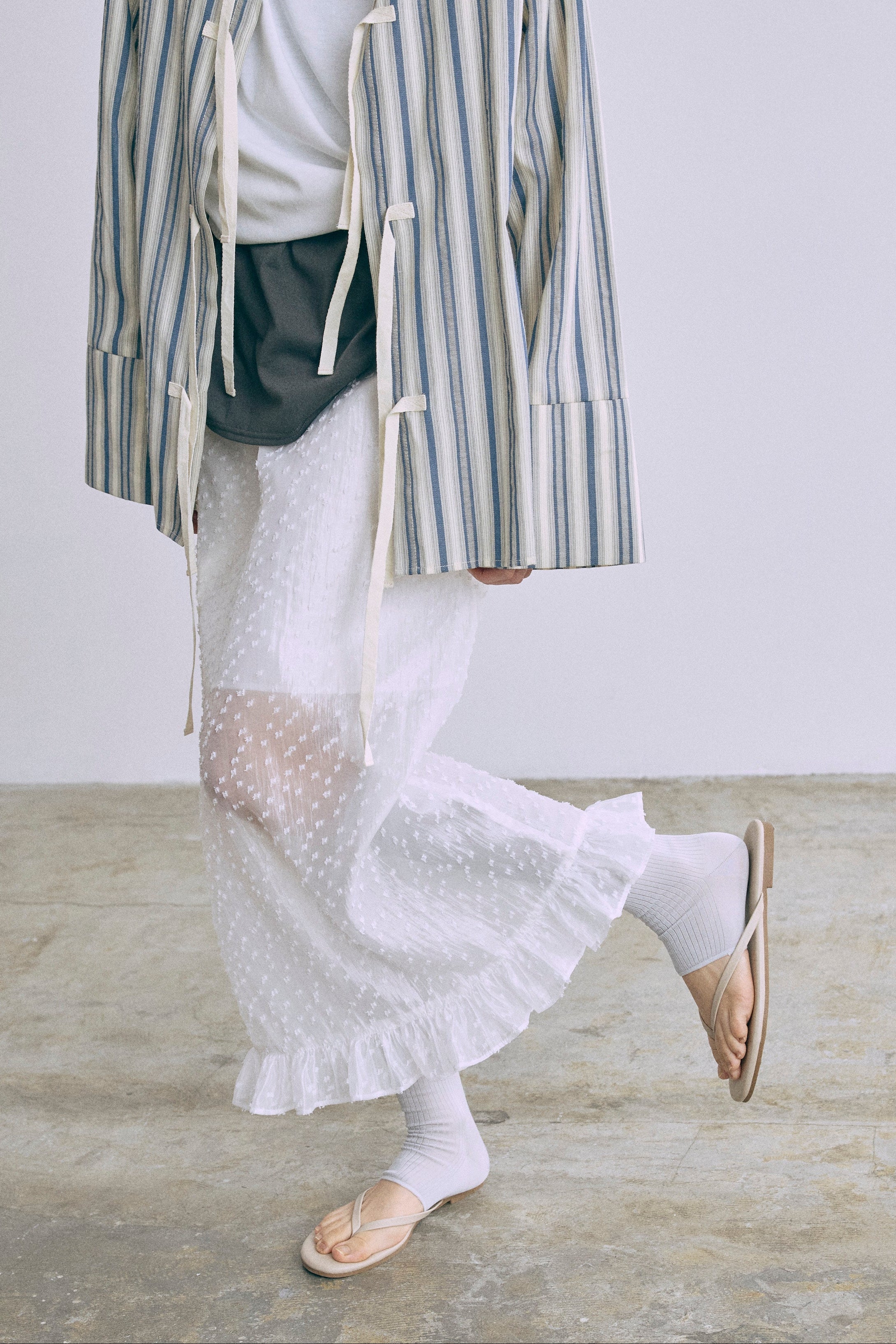 Sheer Dot Layered Skirt – EN NEUME
