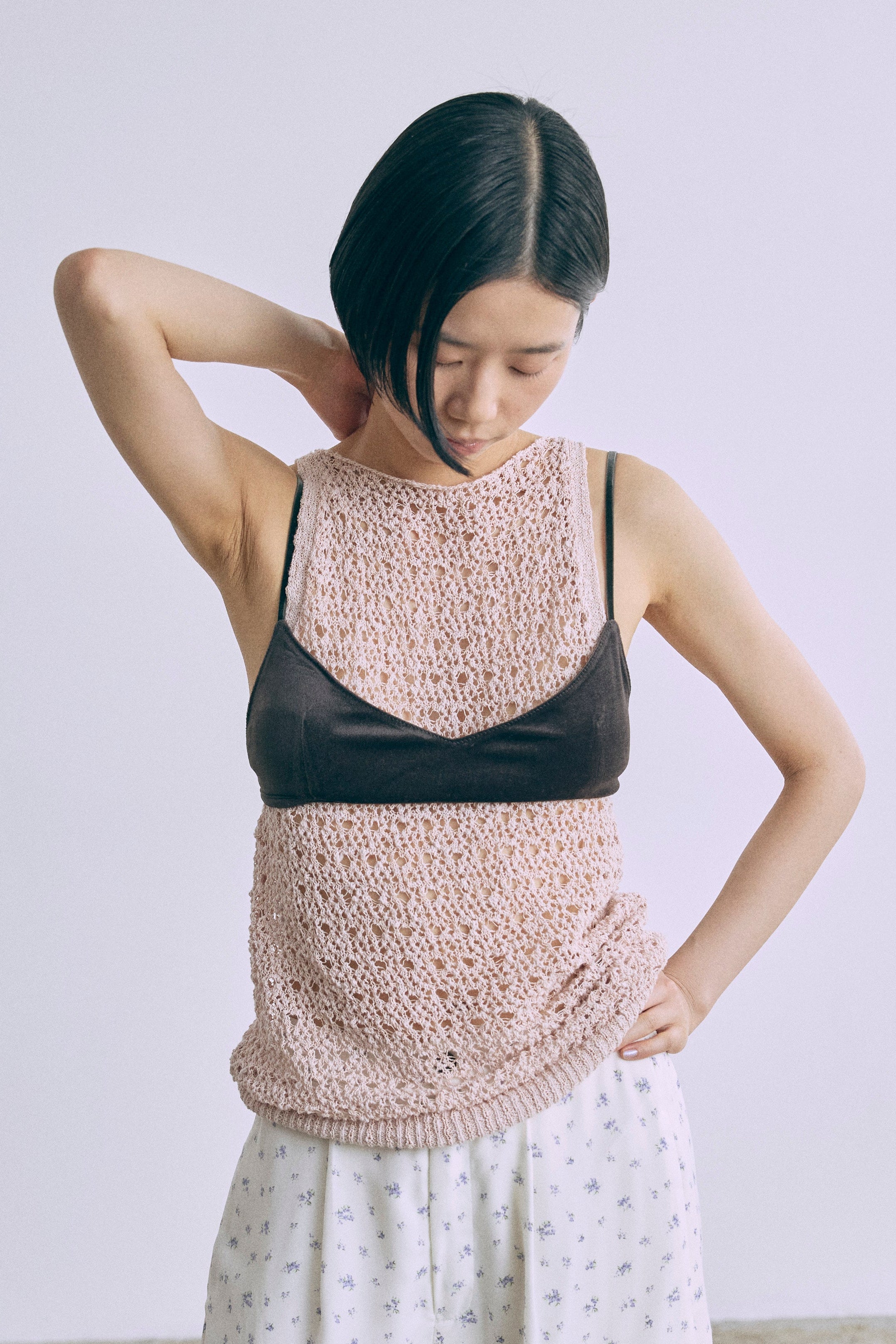 着用カラー:ブラウン  モデル身長:170㎝