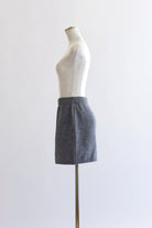 Alpaca-Touch Knit Mini Skirt