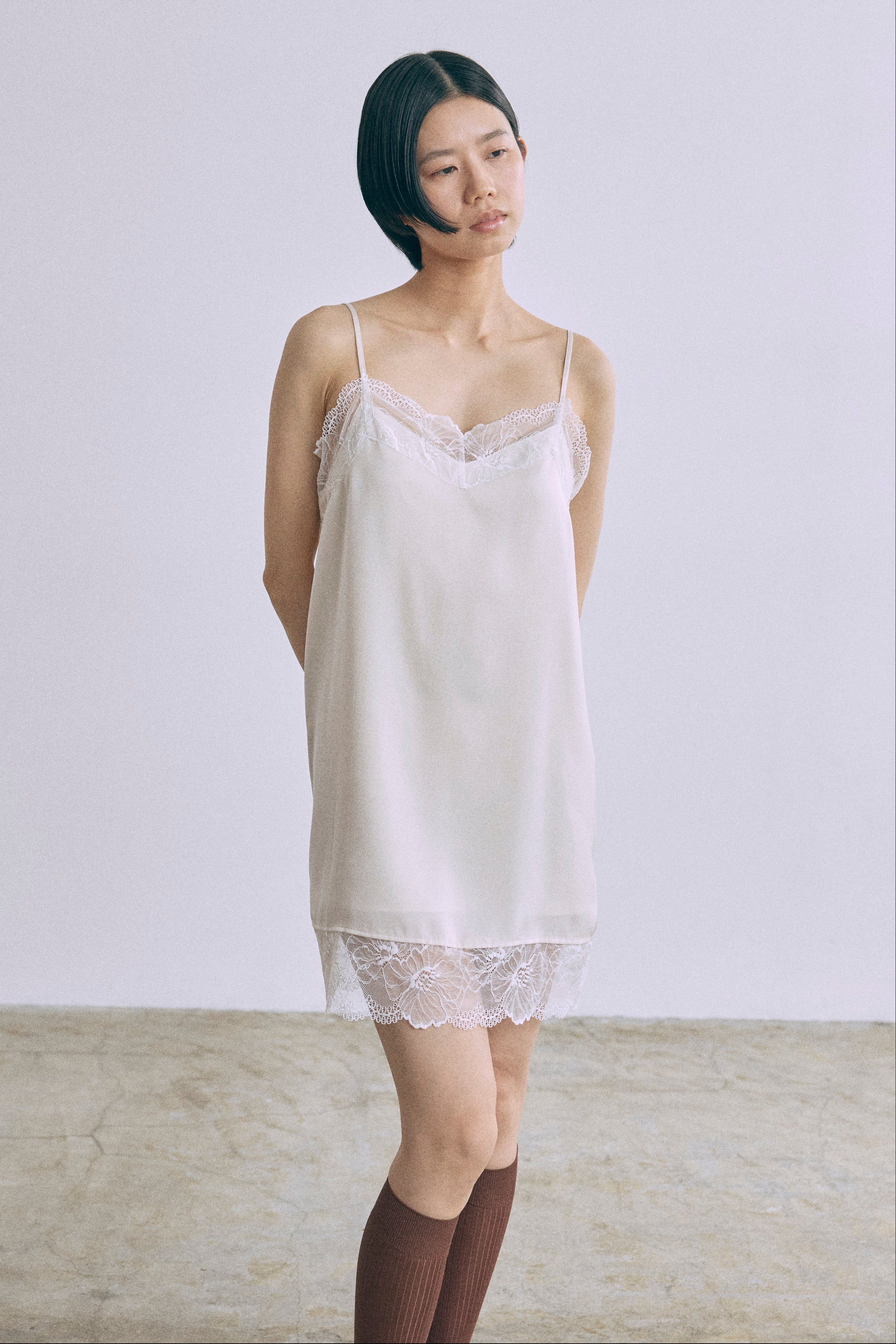 Silky Lace Cami Dress – EN NEUME