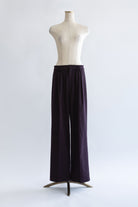 Wide Tuck Pants パープル