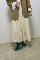 Nylon Taffeta Flared Skirt