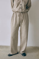 Soft Wool Jumpsuit ベージュ