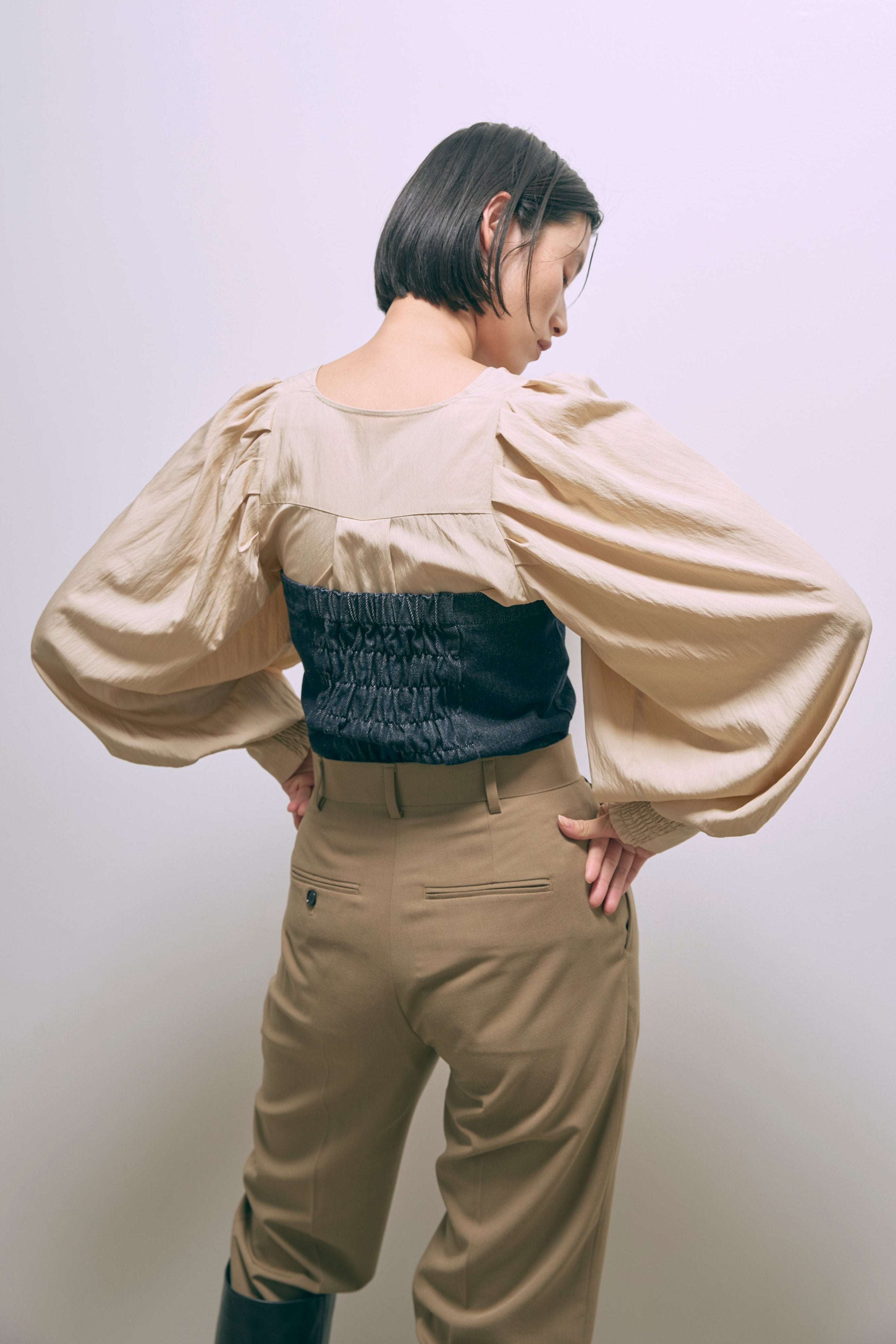 Gathered Volume Blouse
