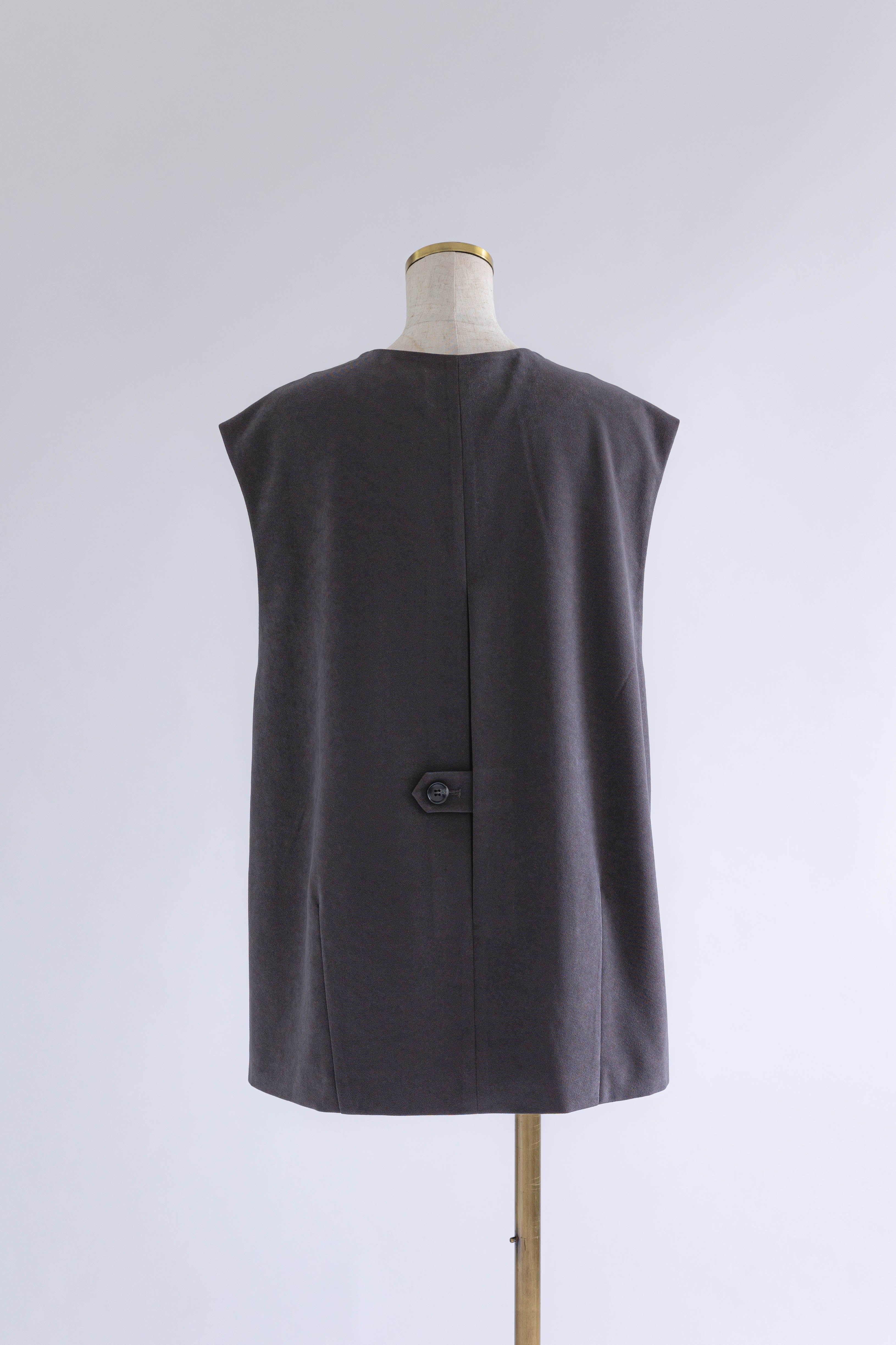 【Set Up】Faux Suede Gilet
