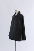 Faux Leather Over Jacket