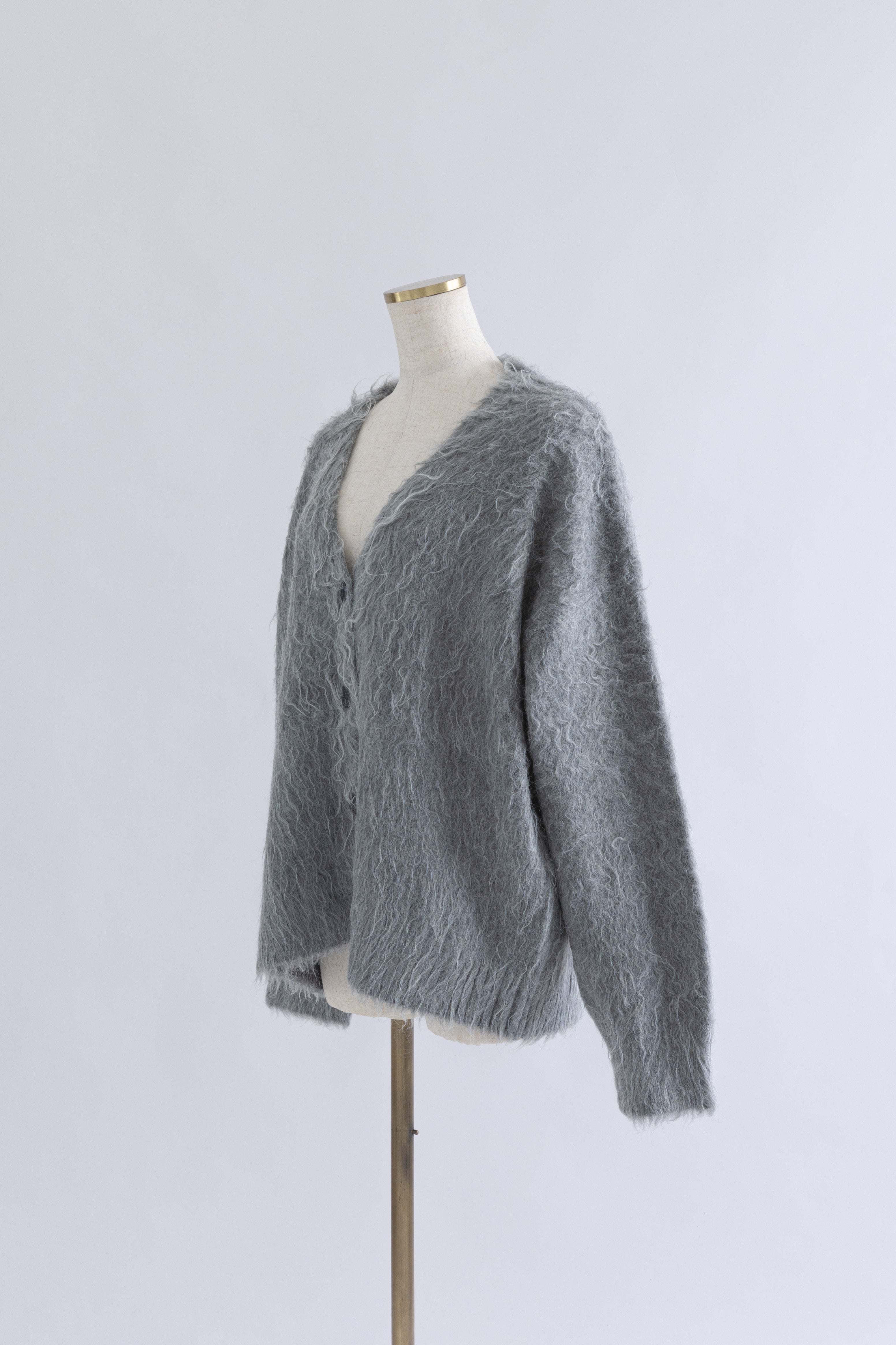 Brashed Shaggy Cardigan