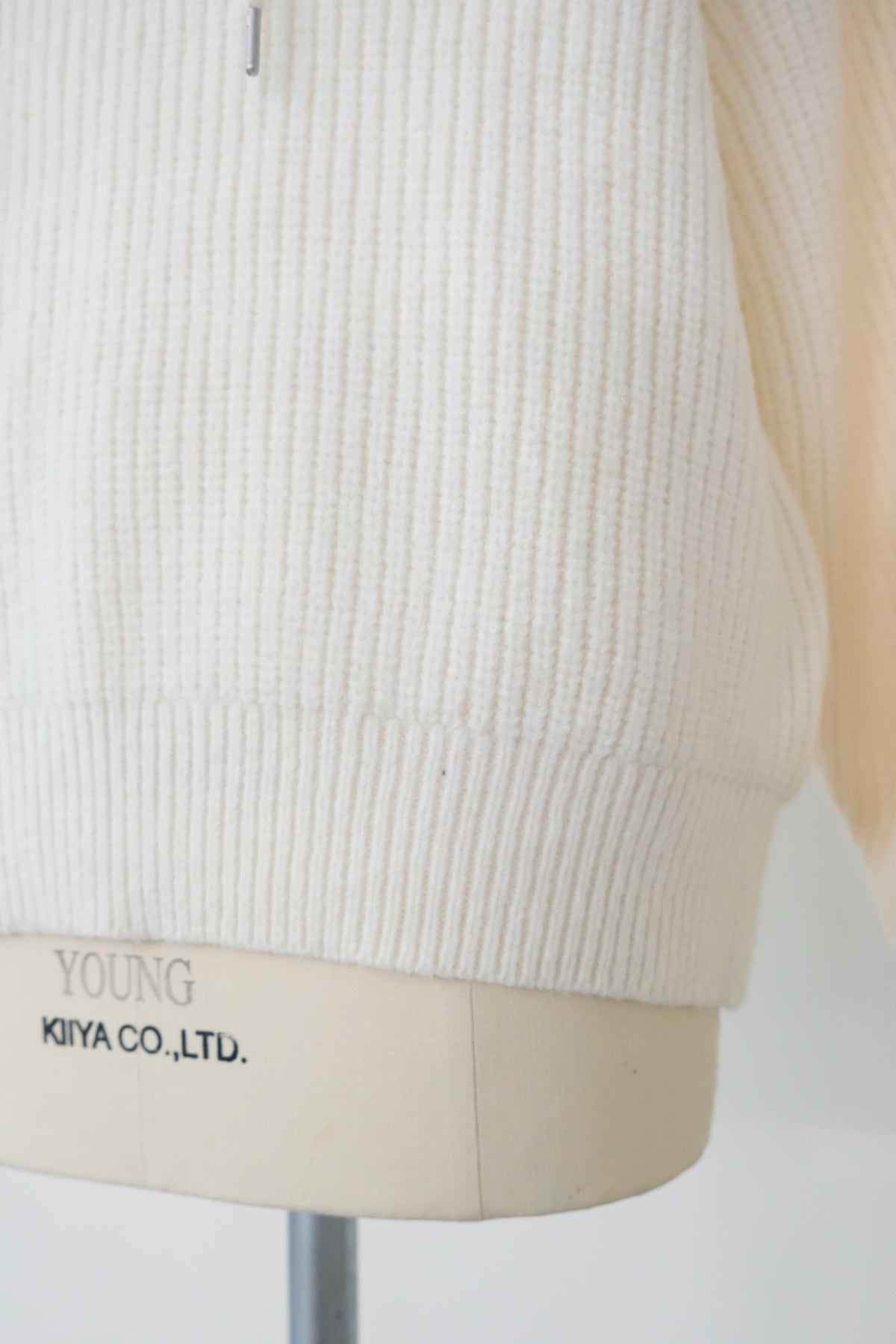 Alpaca Touch Hooded Top アイボリー