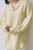 Silk-Like Oversized Shirt
