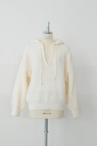 Alpaca Touch Hooded Top アイボリー