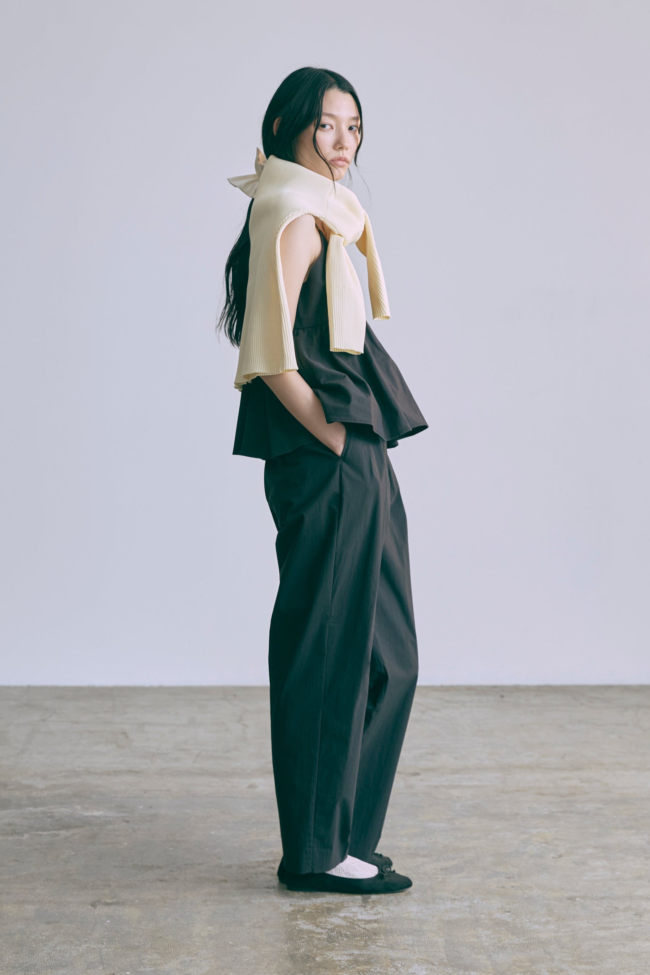 Gathered Layered Camisole