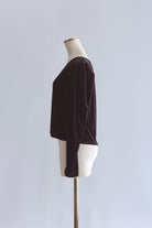 2Way Sheer Velour Puff tops