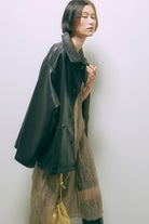 Faux Leather Over Jacket