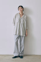Sheer Stripe Big Shirt