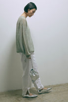 【Set Up】Slit Sweat Pants