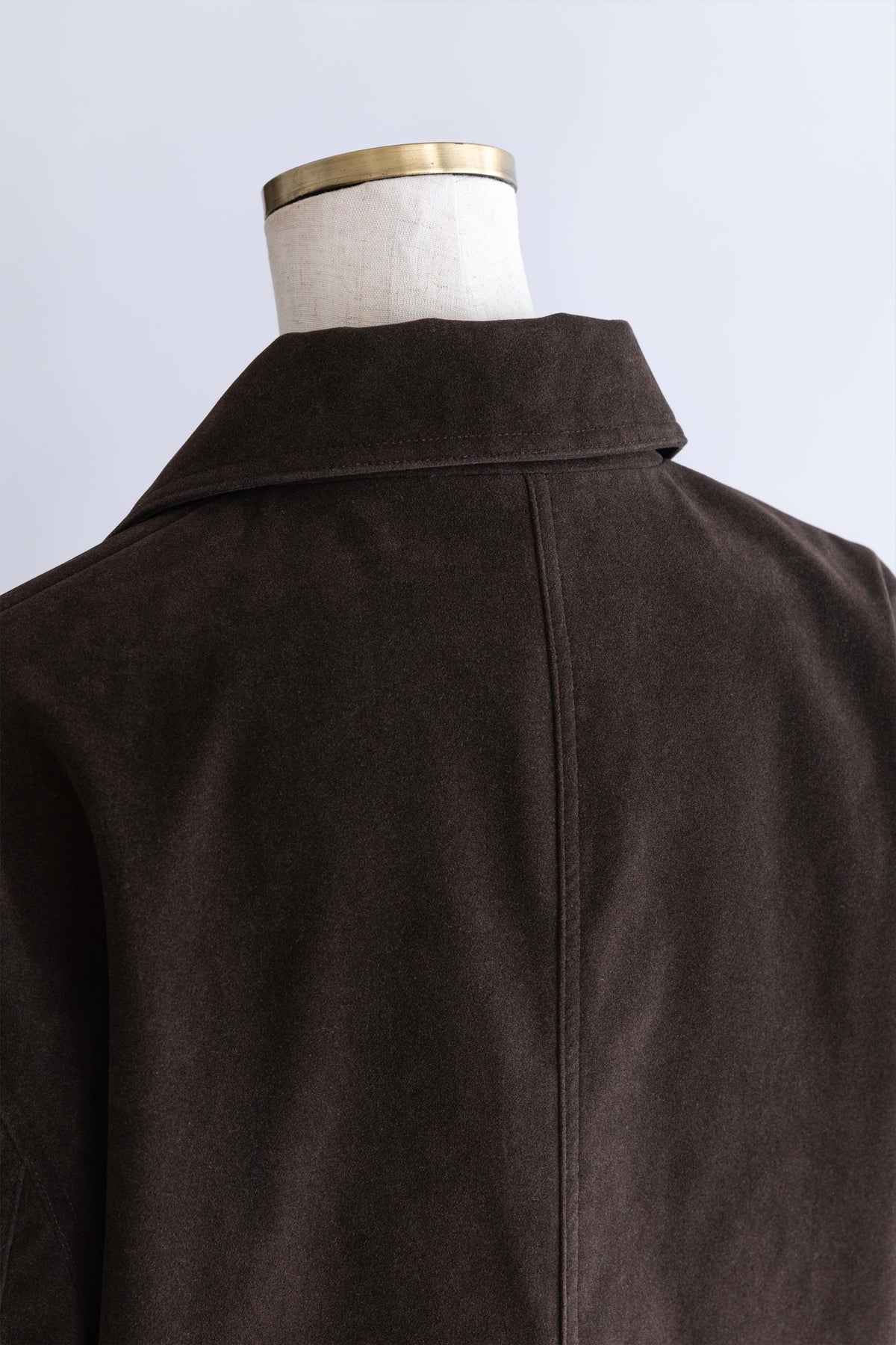 Vintage Suede Oversized Jacket ダークブラウン