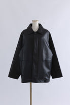 Faux Leather Over Jacket