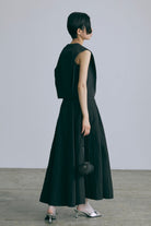 Nylon Taffeta Flared Skirt