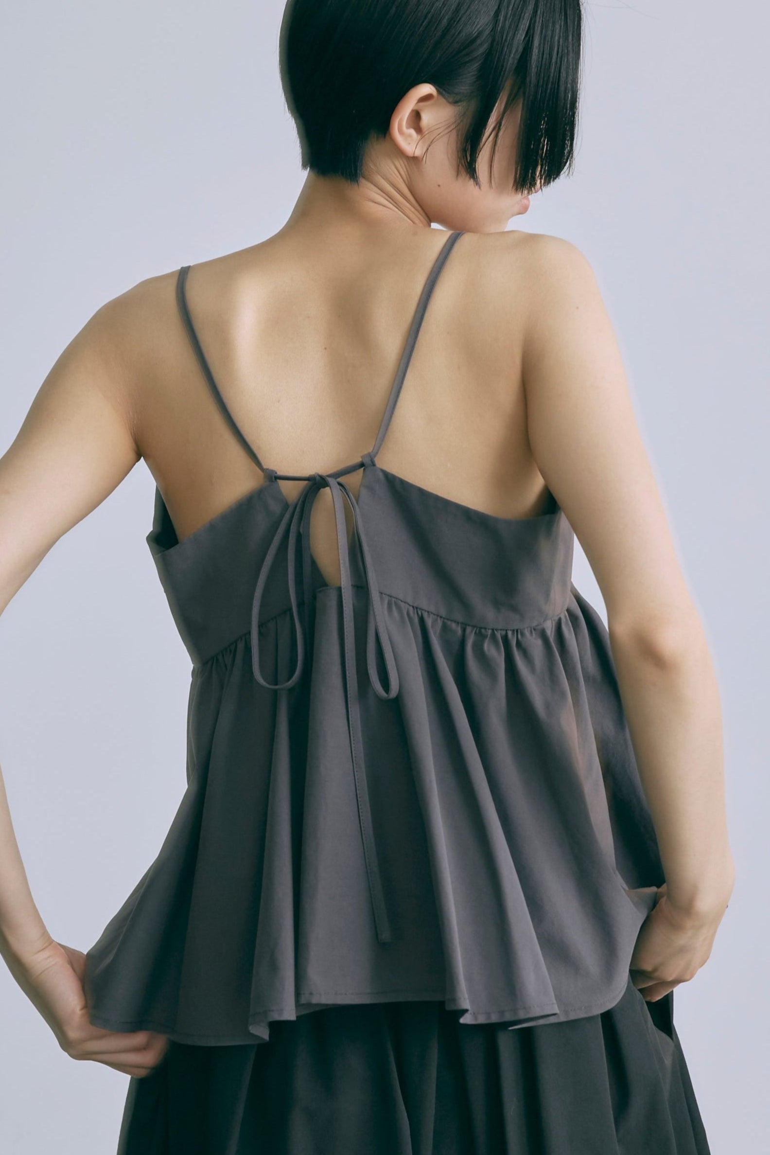 Gathered Layered Camisole