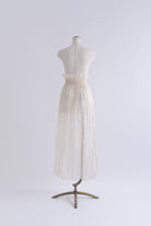 2Way Sheer Crinkled Skirt Dress