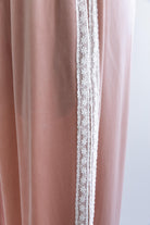 Side Lace Velour Easy Pants