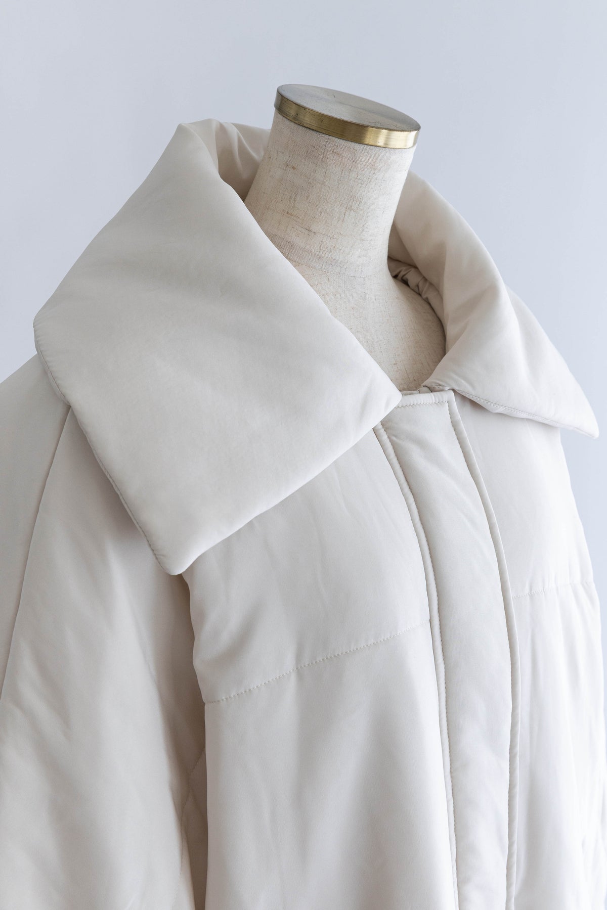 Dolman Sleeve Padded Jacket アイボリー