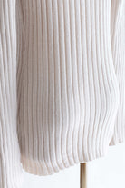 【Set Up】Chenille Collar Cardigan アイボリー