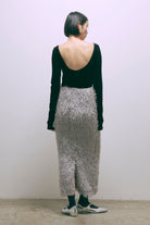 Flocked Tulle Back Open Top