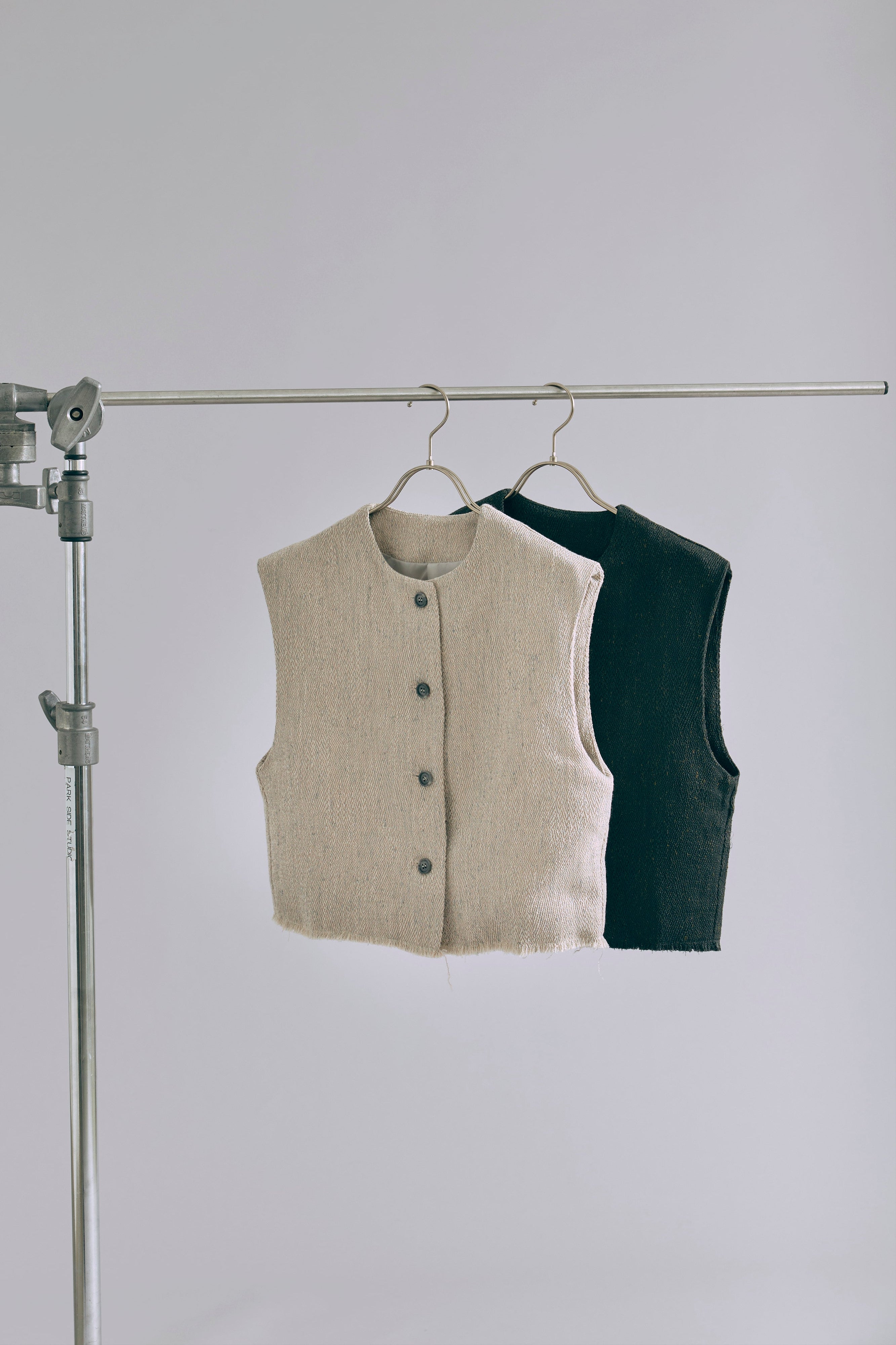 Cropped Tweed Gilet