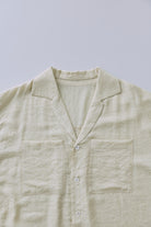 Sheer Stripe Big Shirts イエロー