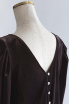 2Way Sheer Velour Puff tops