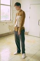【Set Up】Slit Sweat Pants