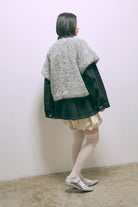 Short Sleeve Fur Jacket
