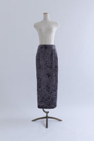 Velour I-Line Skirt パープル