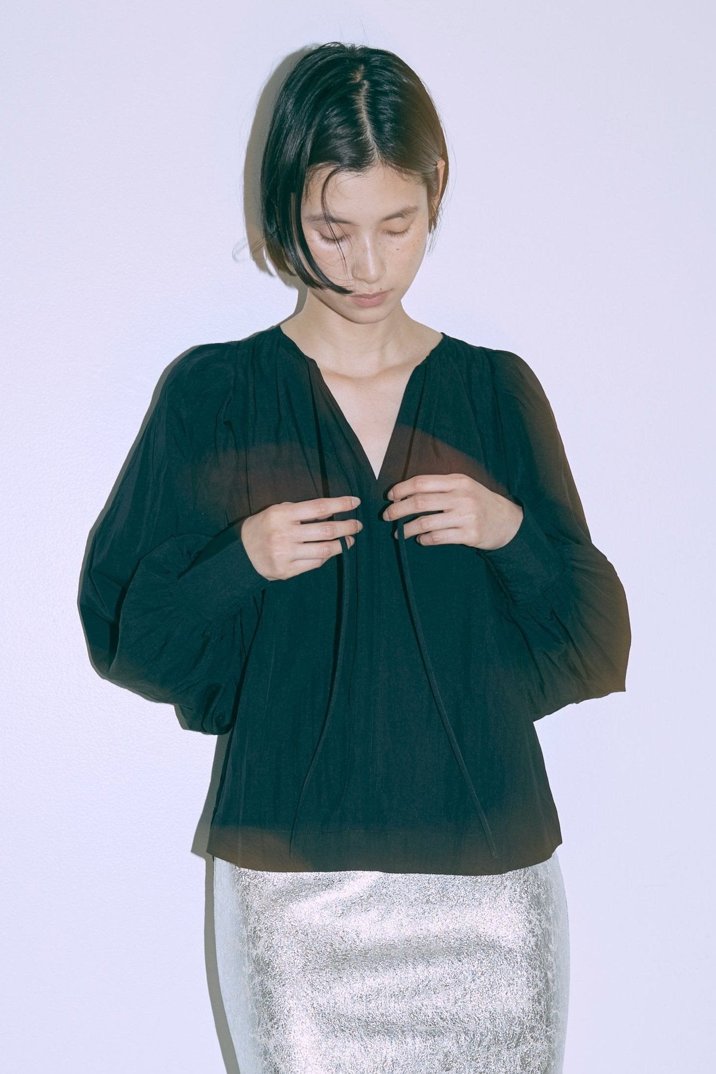 Gathered Volume Blouse