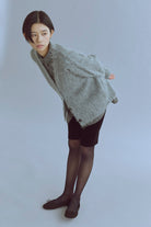 Brashed Shaggy Cardigan