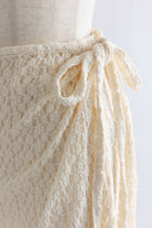 Cut Lace Soft Flare Pants & Layered Skirt Set