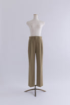 【Set Up】Tapered Trousers ベージュ