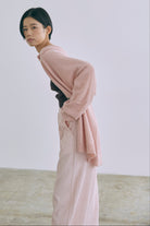 Sleeveless Jacquard Suit ピンク