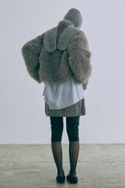 Alpaca-Touch Knit Mini Skirt