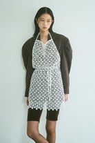 Velour Slim-Fit Biker Leggings ダークブラウン size:0 model:175cm SENPING