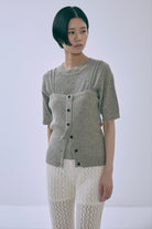 Cut Lace Soft Flare Pants & Layered Skirt Set