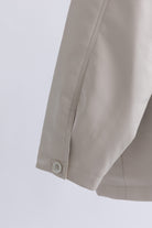 Faux Leather Over Jacket