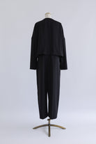 Dropped Shoulder Soft Jacket Set Up