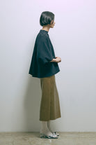 Flared Balloon Sleeve Blouse