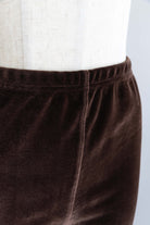 Velour Slim-Fit Biker Leggings